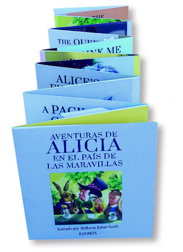 Aventuras de Alicia en el País de las Maravillas desplegable