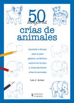 50 dibujos de crías de animales