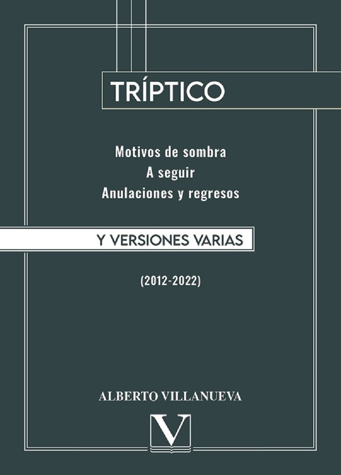 TRIPTICO Y VERSIONES VARIAS 2012 2022