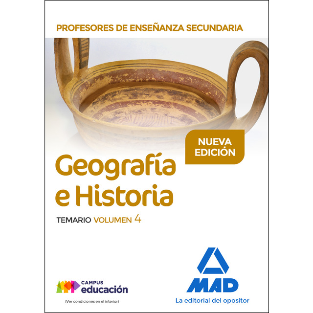 Profesores de Enseñanza Secundaria Geografía e Historia Temario volumen 4