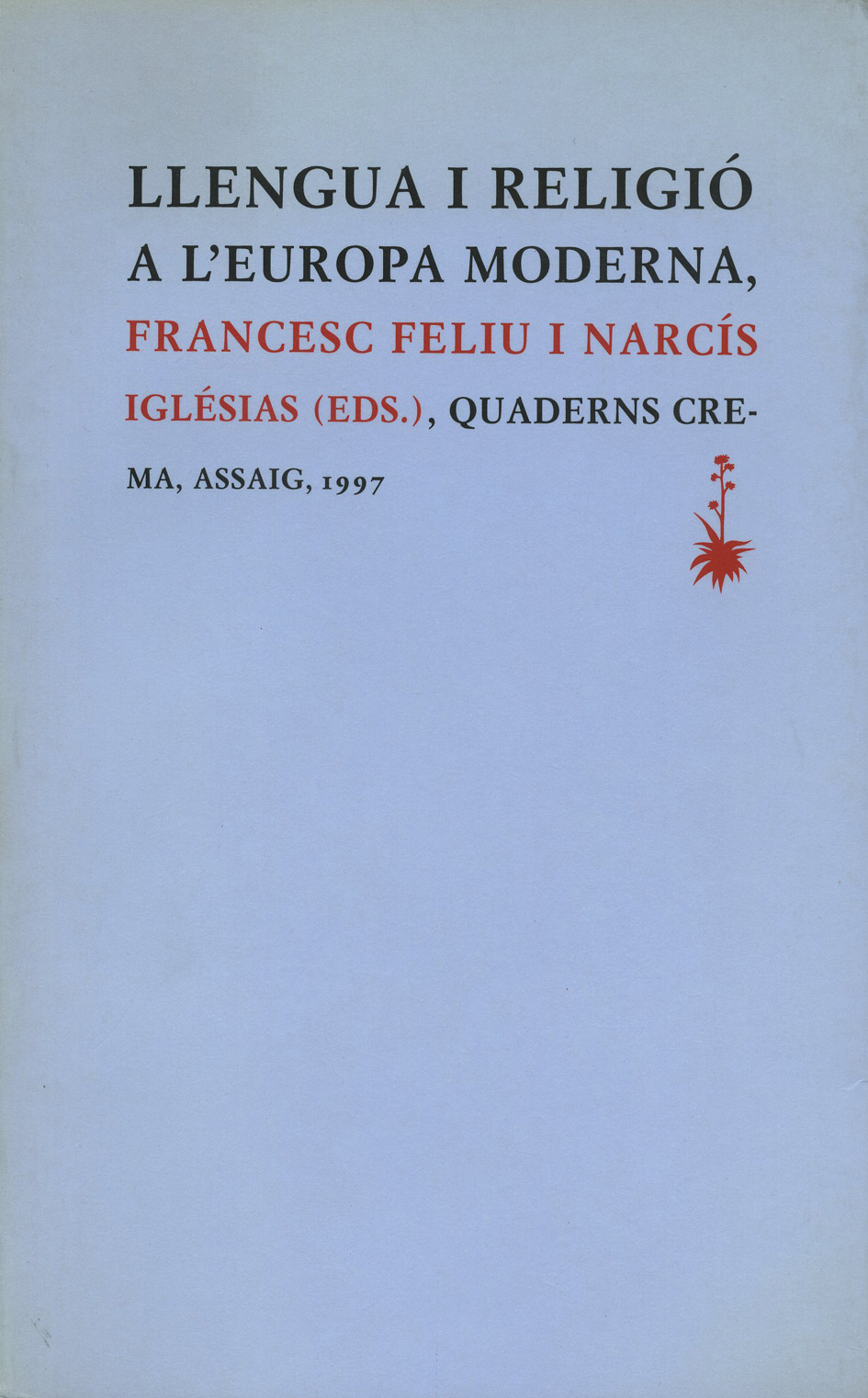 Llengua i religió a l'Europa moderna