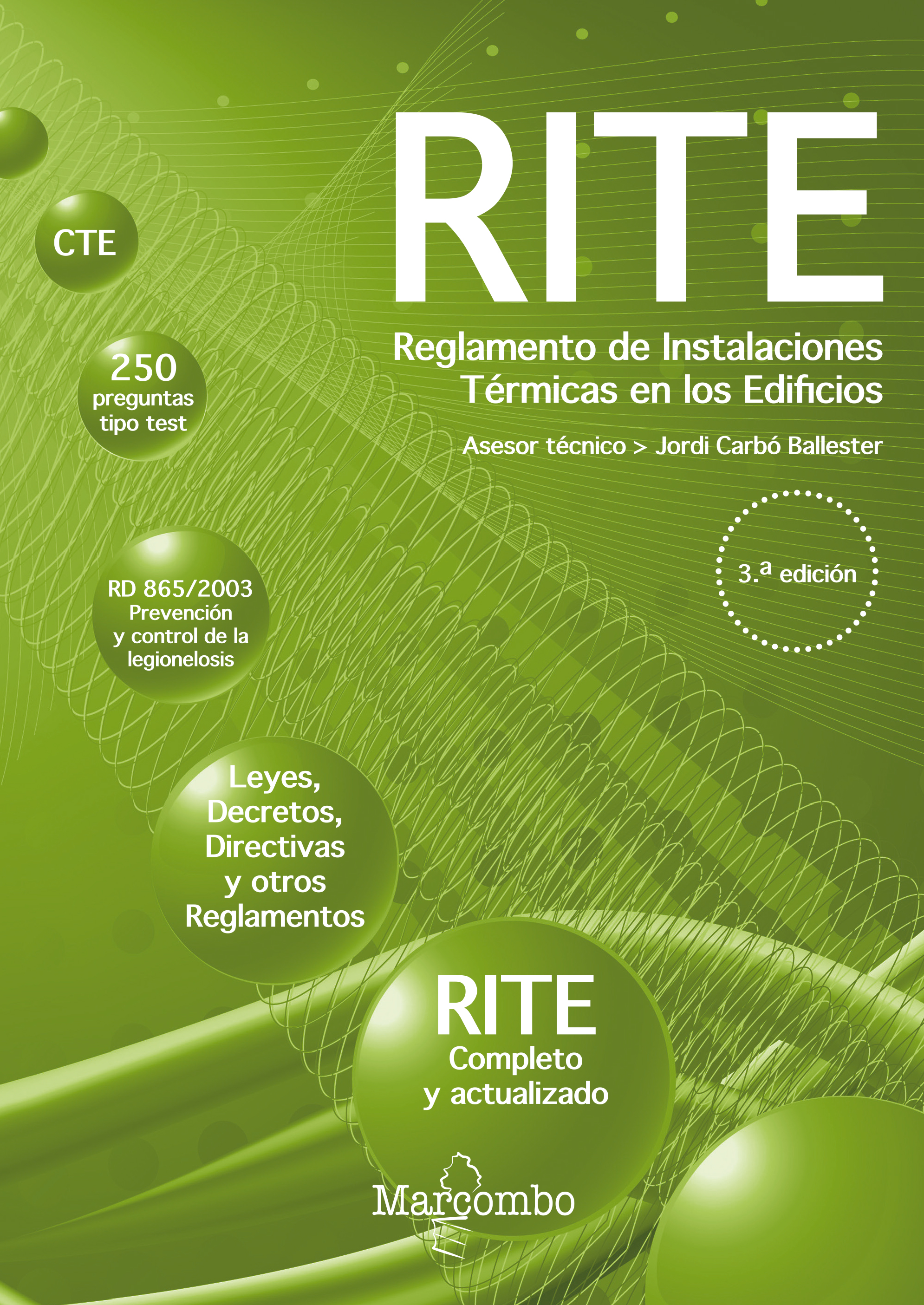 RITE. Reglamento de Instalaciones Térmicas en los Edificios (4a edición)