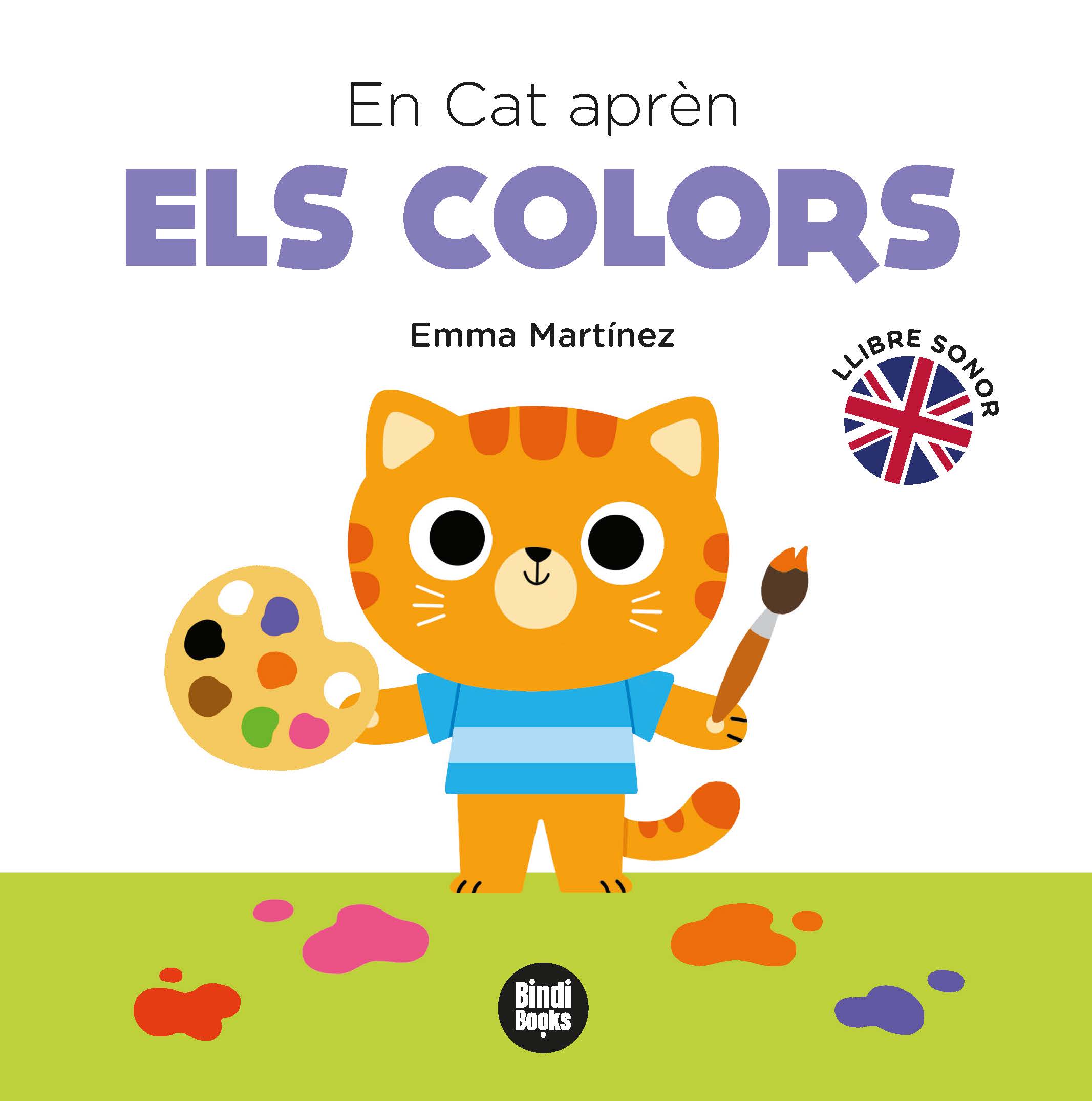 En Cat aprèn els colors. Llibre sonor (català anglès)