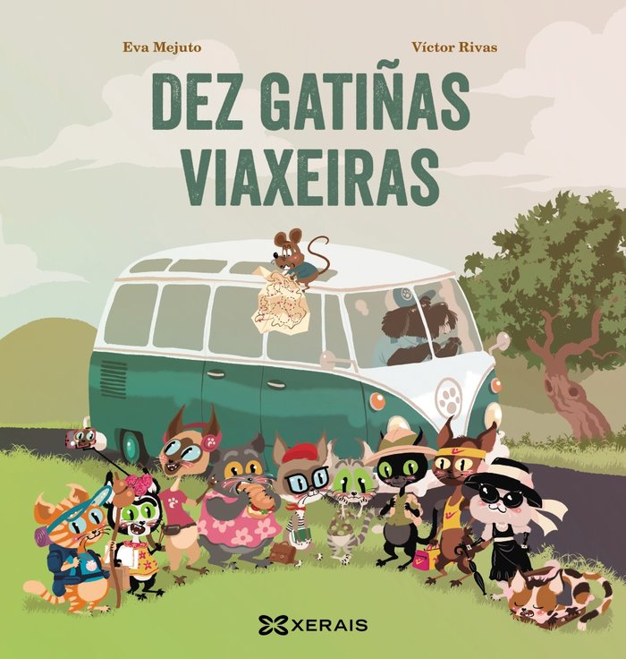 Dez gatiñas viaxeiras