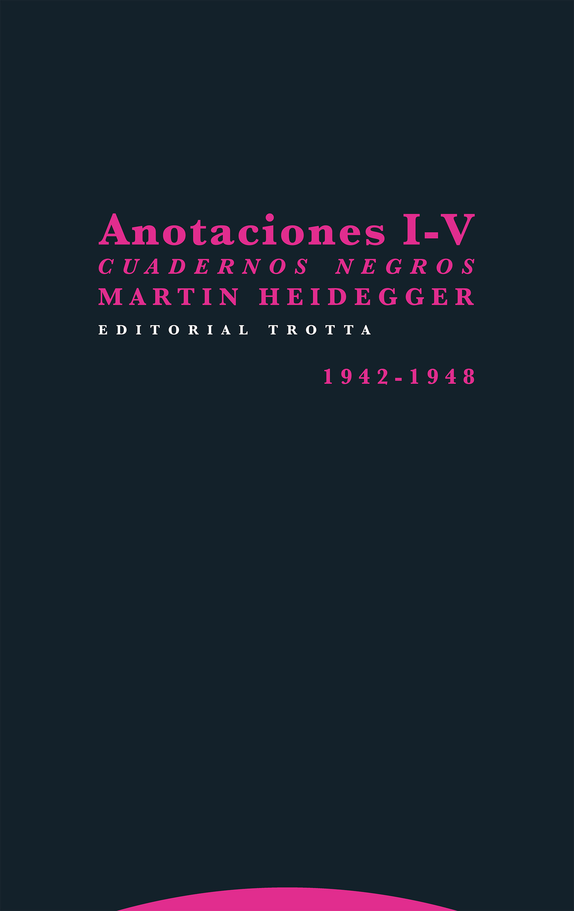 Cuadernos negros: Anotaciones I-V (1942-1948)