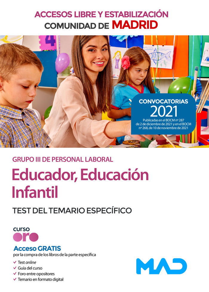 EDUCADOR INFANTIL GRUPO III COMUNIDAD MADRID (ACCE