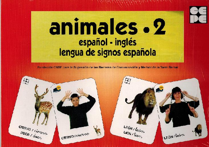 Animales  2. Español-Inglés lengua de signos española