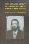 De la crítica a la filosofía del arte (Correspondencia)