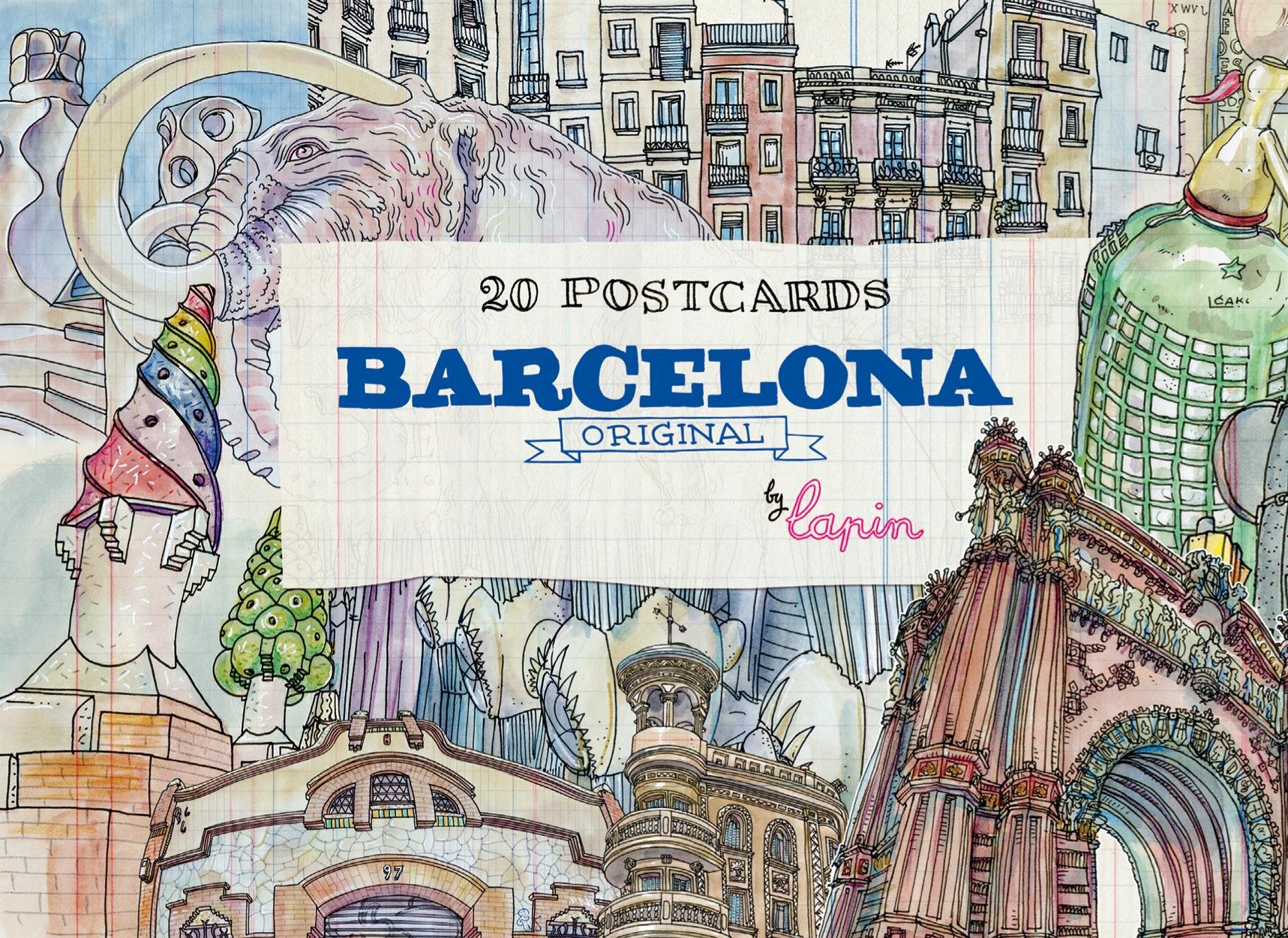 Barcelona original - 20 Postcards (Postcard Book)