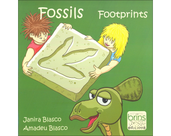 Fossils. Footprints