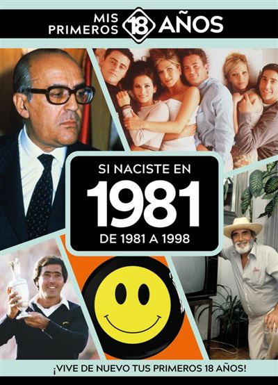 Si naciste en 1981. De 1981 a 1998 (Mis primeros 18 años)