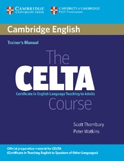 The CELTA Course Trainer' s Manual