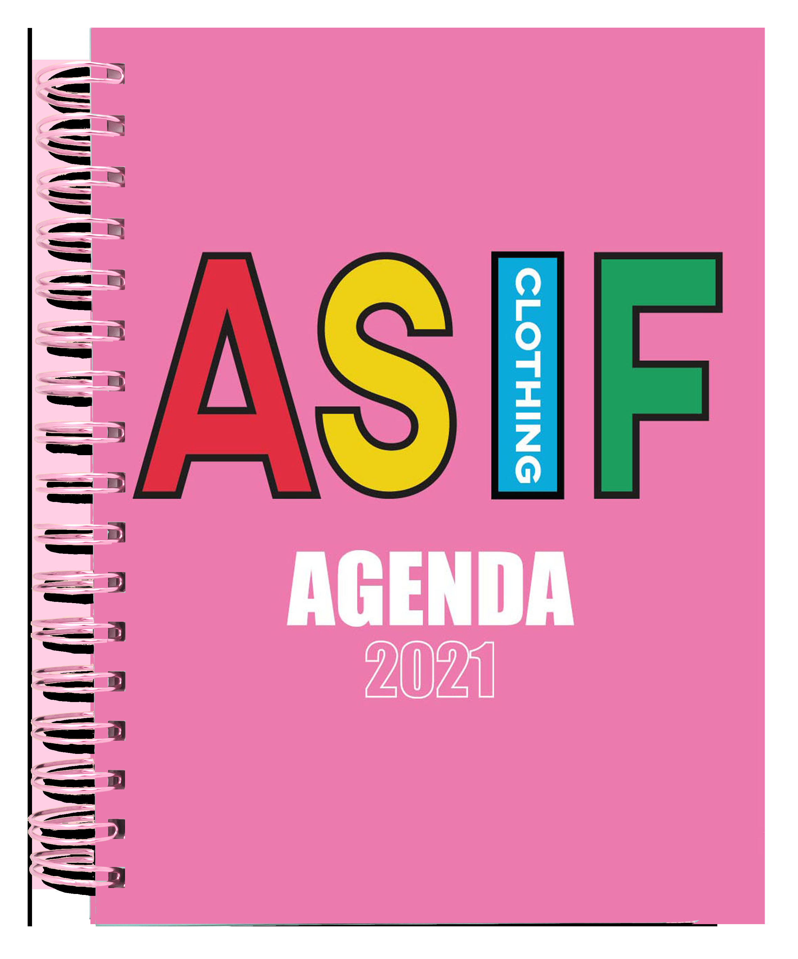 Agenda anual AS IF 2021 (semana vista)