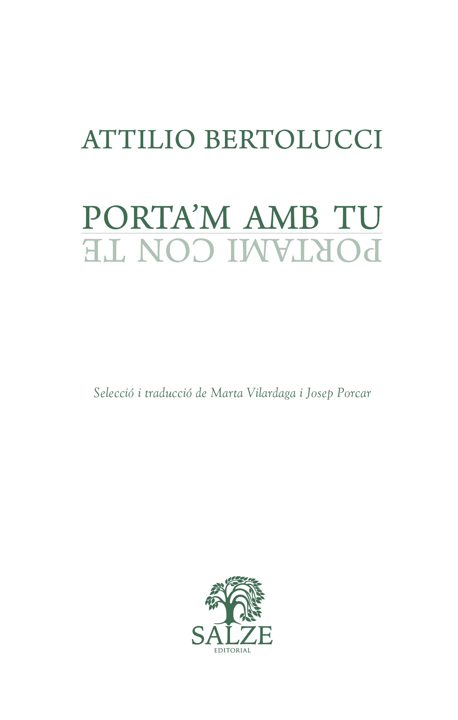 Porta'm amb tu · Portami con te