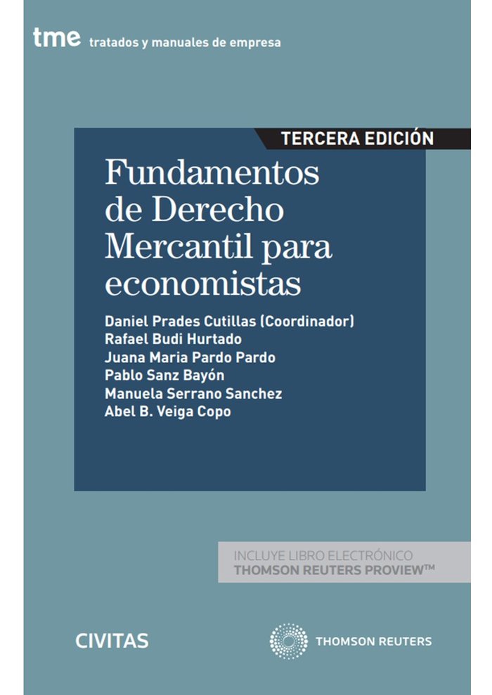 Fundamentos de derecho mercantil para economistas