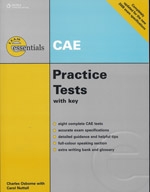 Thomson Exam Essentials: Cambridge CAE Practice Tests with key + Audio CD's