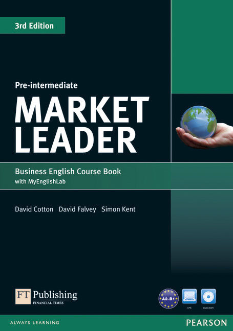 Market Leader 3rd Edition Pre-Intermediate Coursebook with DVD-ROM andMy EnglishLab Student online access code Pack