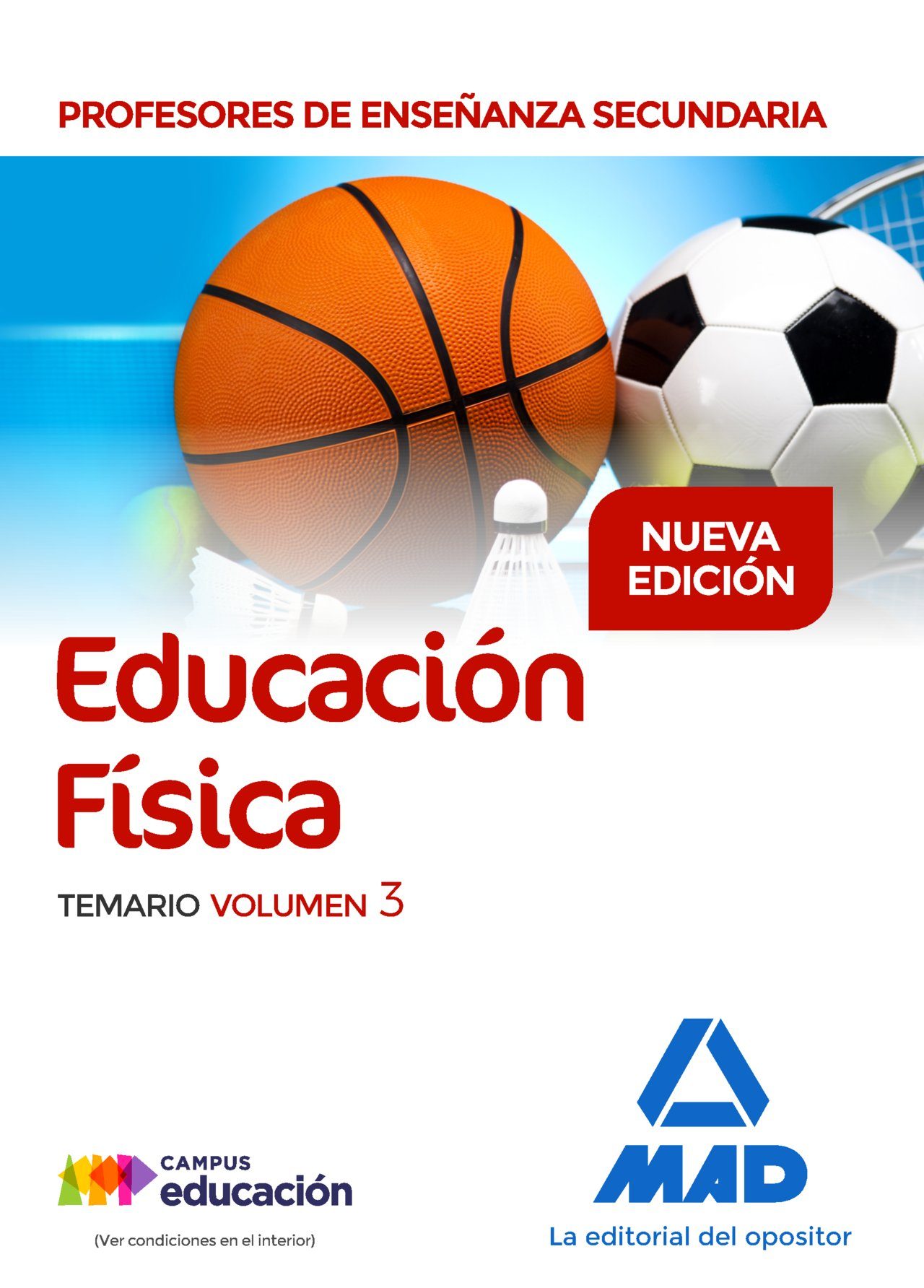 Profesores de Enseñanza Secundaria Educación Física Temario volumen 3