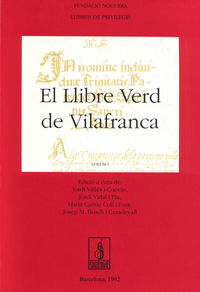 El Llibre Verd de Vilafranca