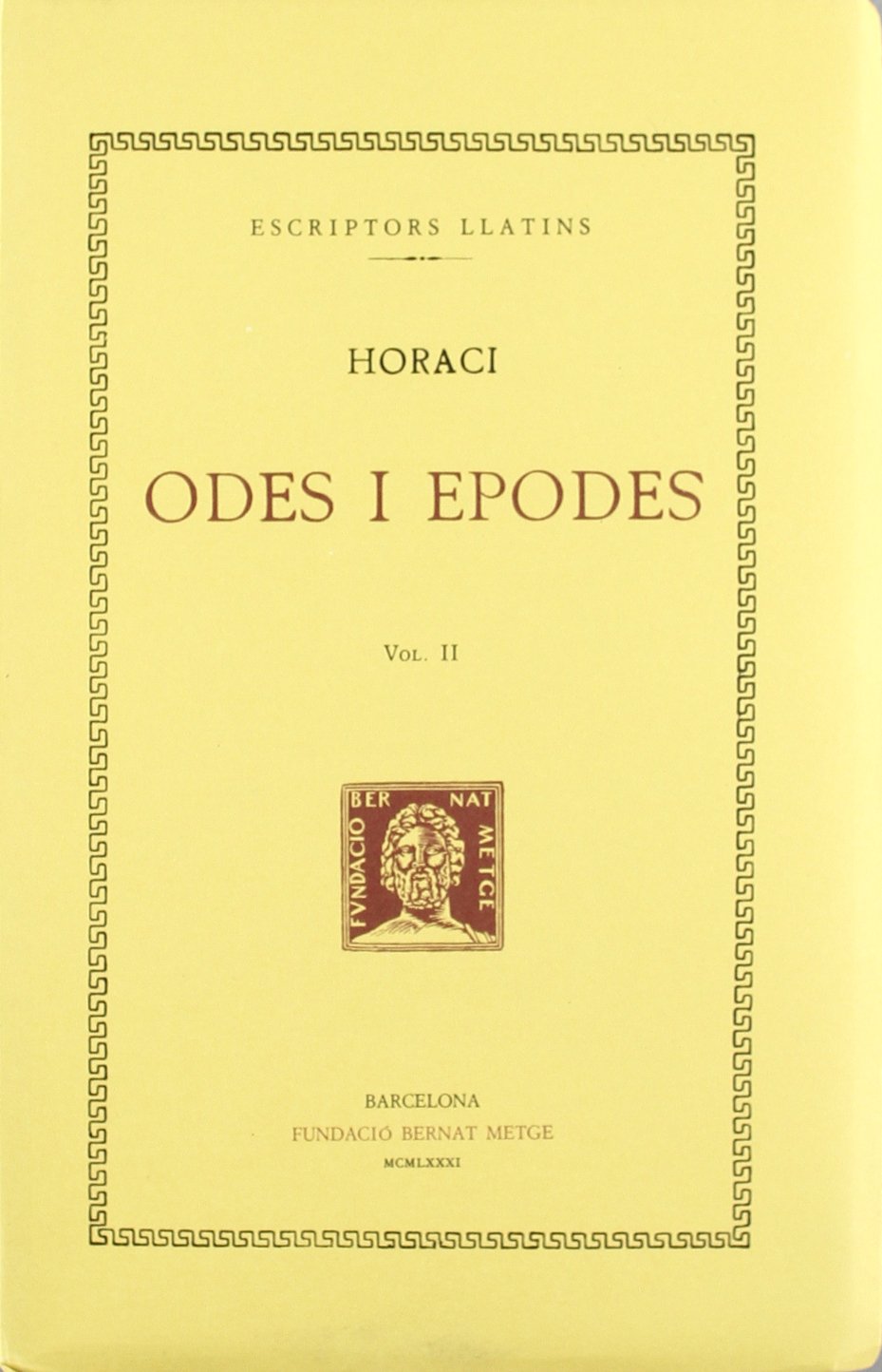 Odes i Epodes, vol. II i últim