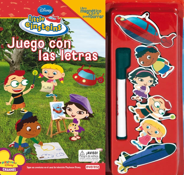 Little Einsteins +3. Juego con las letras (libro magnético y que se puede borrar)