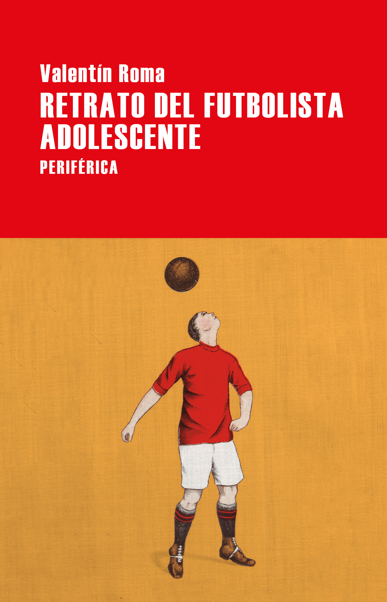 Retrato del futbolista adolescente