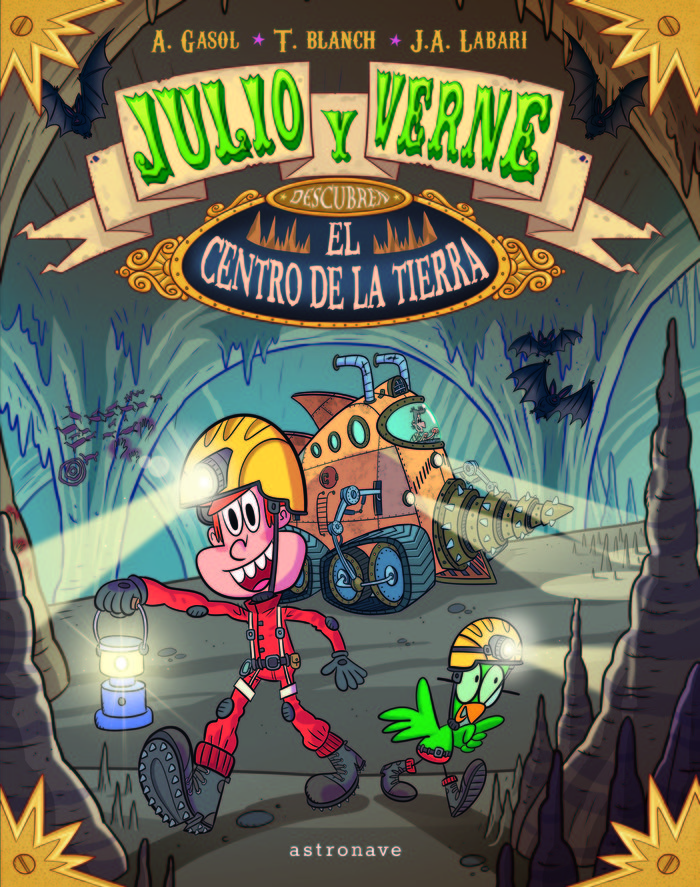 Julio y Verne descubren el centro de la Tierra