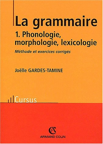 Grammaire T1 Phonologie Morphologie Lexicologie