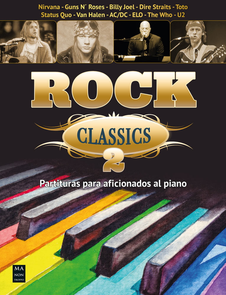 Rock classics 2. Partituras para aficionados al piano