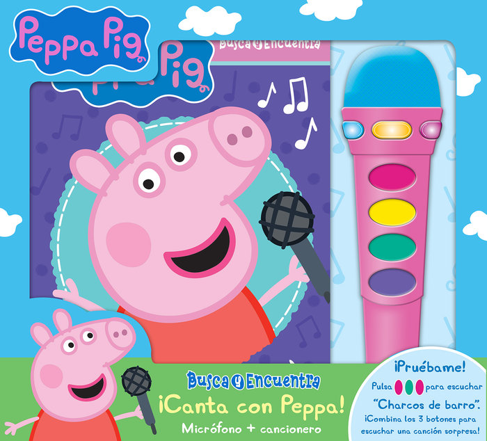 CANTA CON PEPPA MICROFONO Y CANCIONERO BBM MIC