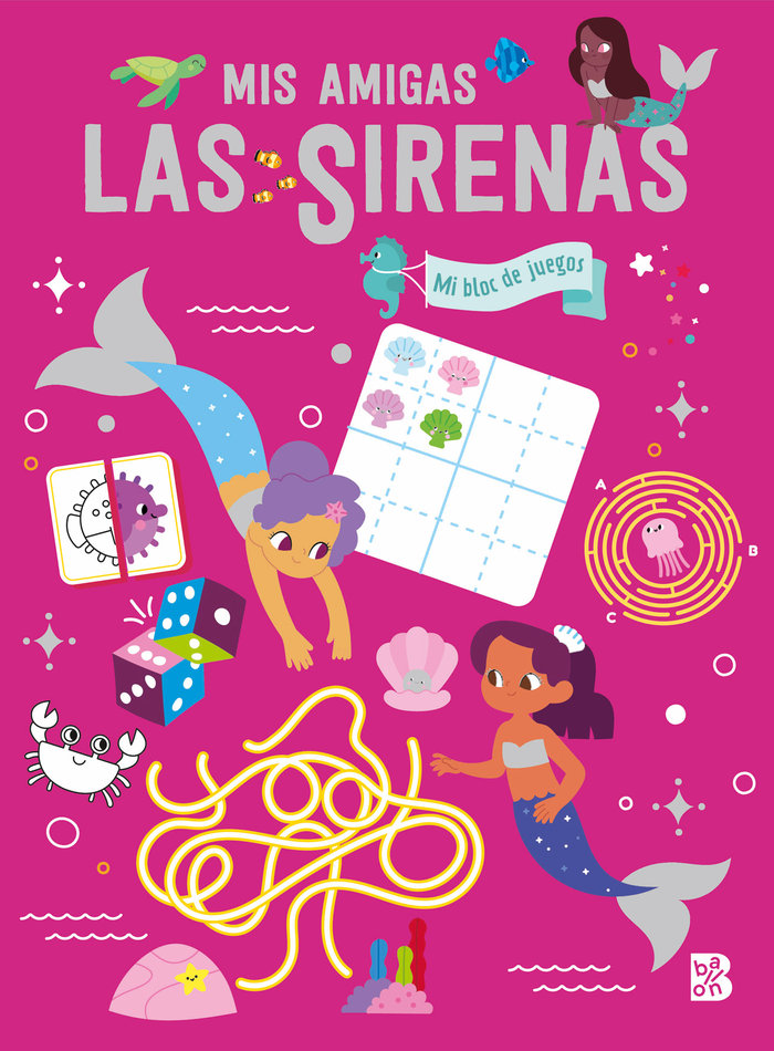 MIS AMIGAS LAS SIRENAS MI BLOC DE JUEGOS