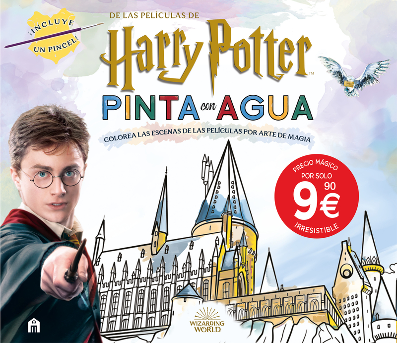 Harry Potter. pinta con agua