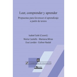 Leer, comprender, aprender. Propuestas para favorecer el aprendizaje a partir de textos