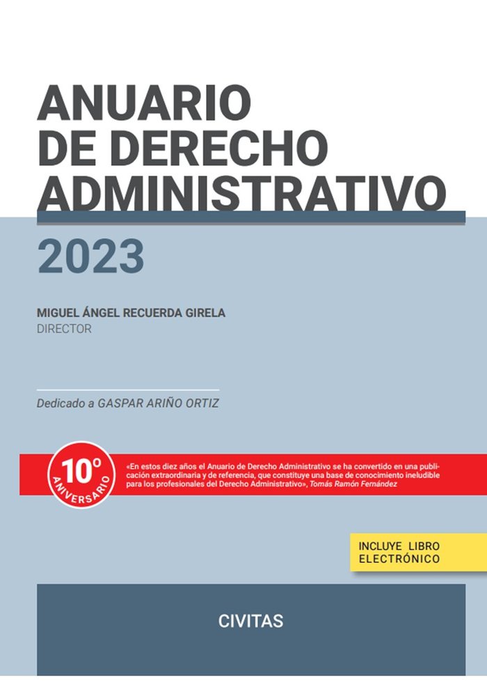 ANUARIO DE DERECHO ADMINISTRATIVO 2023