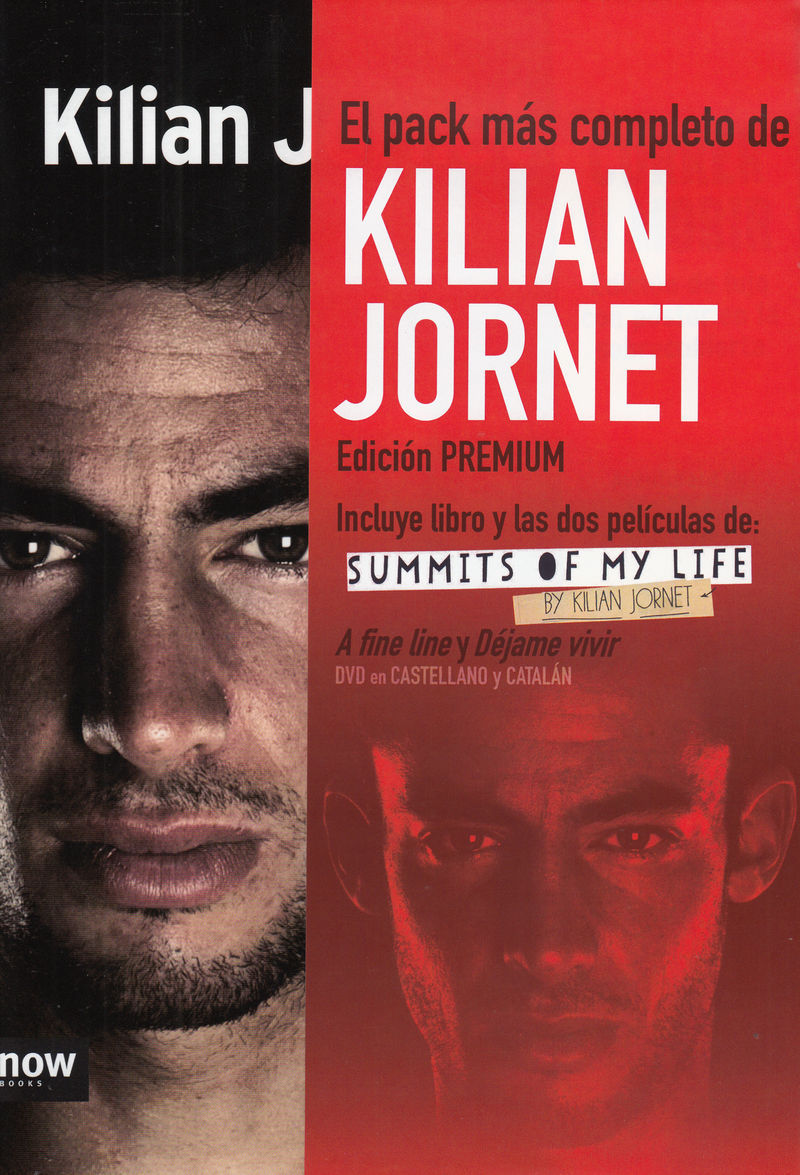 El pack más completa de Kilian Jornet. Incluye libro Correr o morir. Y las dos películas de Summits of my life: A fine line y Déjame vivir.