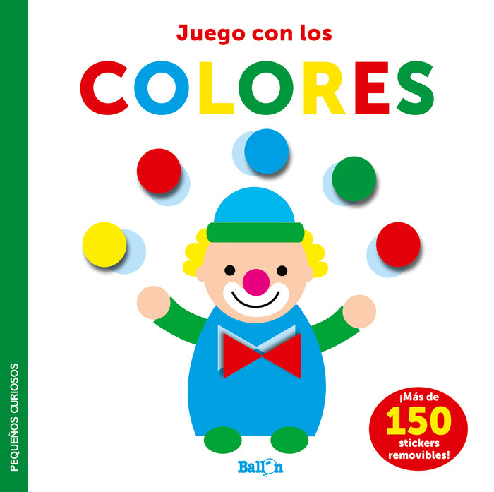 STICKERS-JUEGO CON LOS COLORES - PEQUEÑOS CURIOSOS