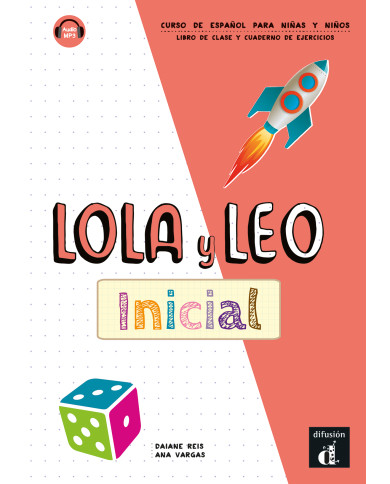 Lola y Leo inicial. Libro y cuaderno