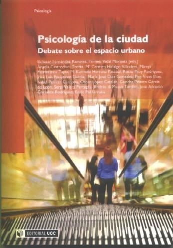 Psicologia de la ciudad. Debate sobre el espacio urbano