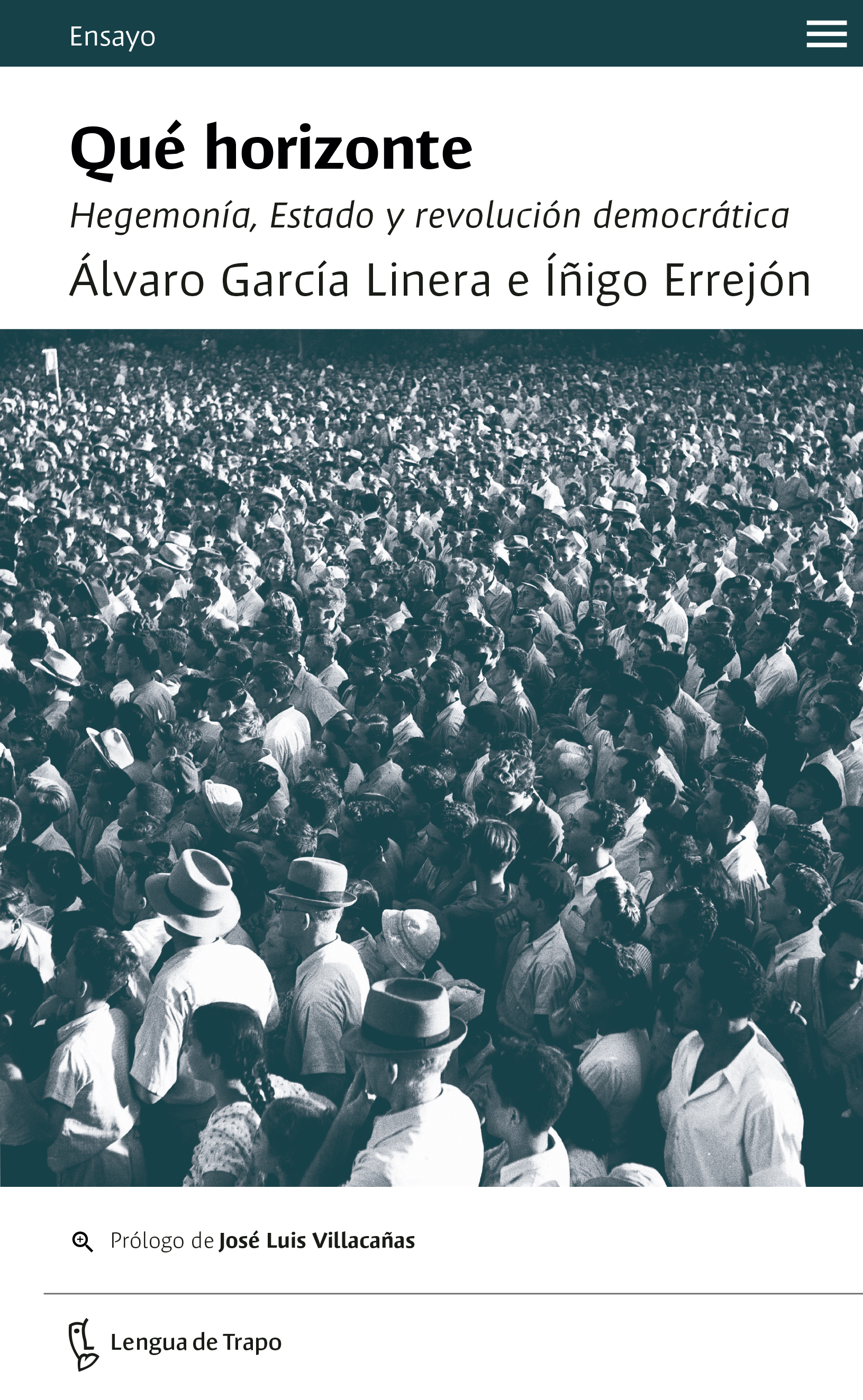 Qué horizonte. Hegemonía, Estado y revolución democrática