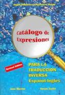 Catálogo de expresiones para la traducción inversa Español-Inglés (Revised edition)