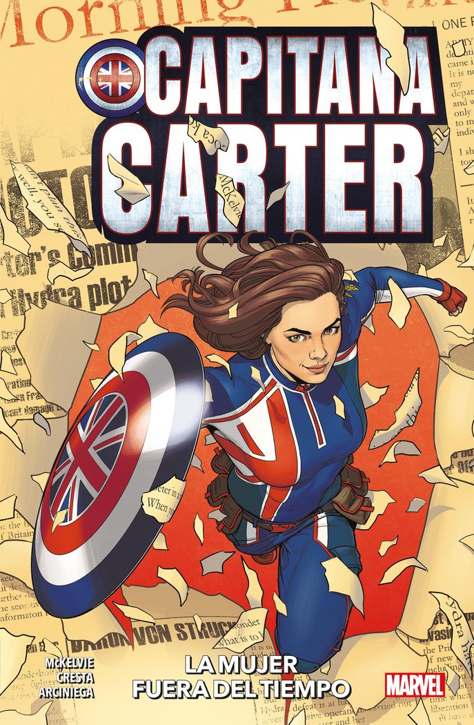 100% Marvel capitana carter