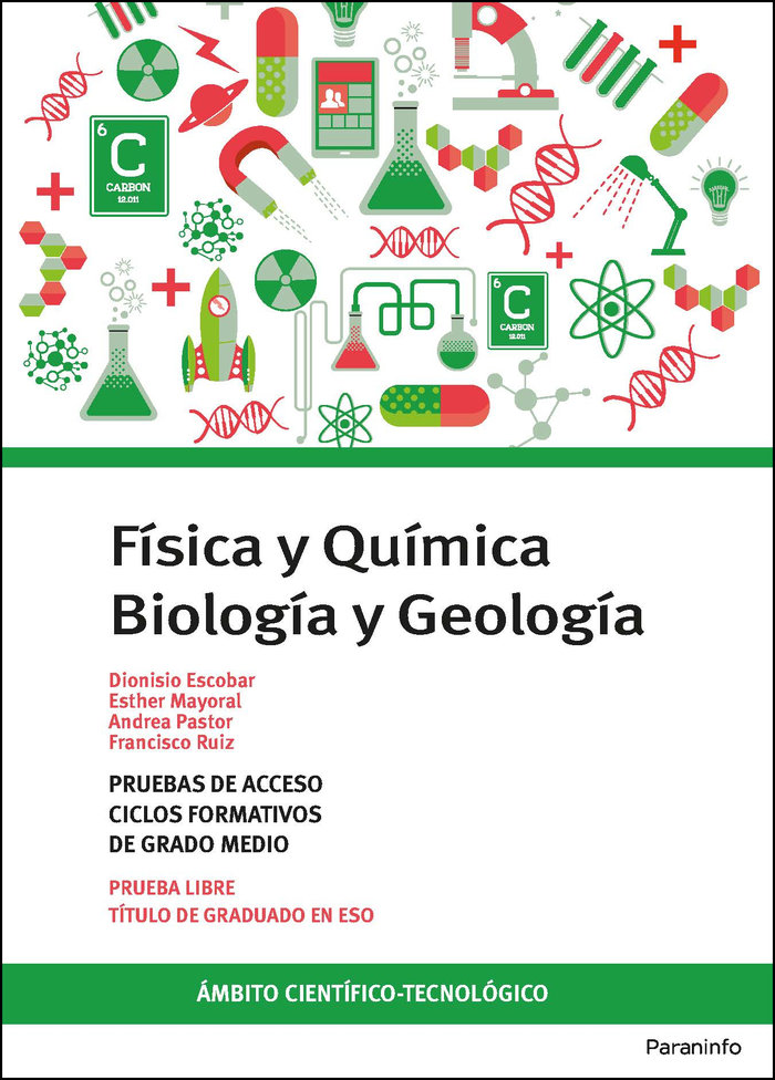 Temario pruebas de acceso a ciclos formativos de grado medio. Ámbito científico-tecnológico. Biología