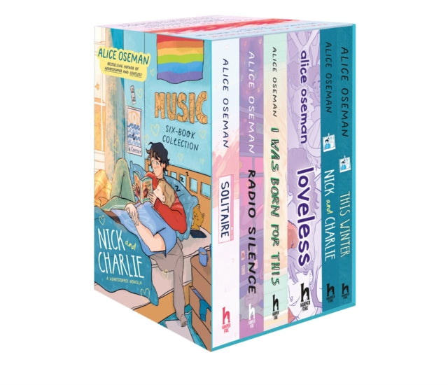 Alice Oseman Six-book Collection Box Set (Solitaire, Radio Silence, I Was Born For This, Loveless, Nick And Charlie and This Winter)