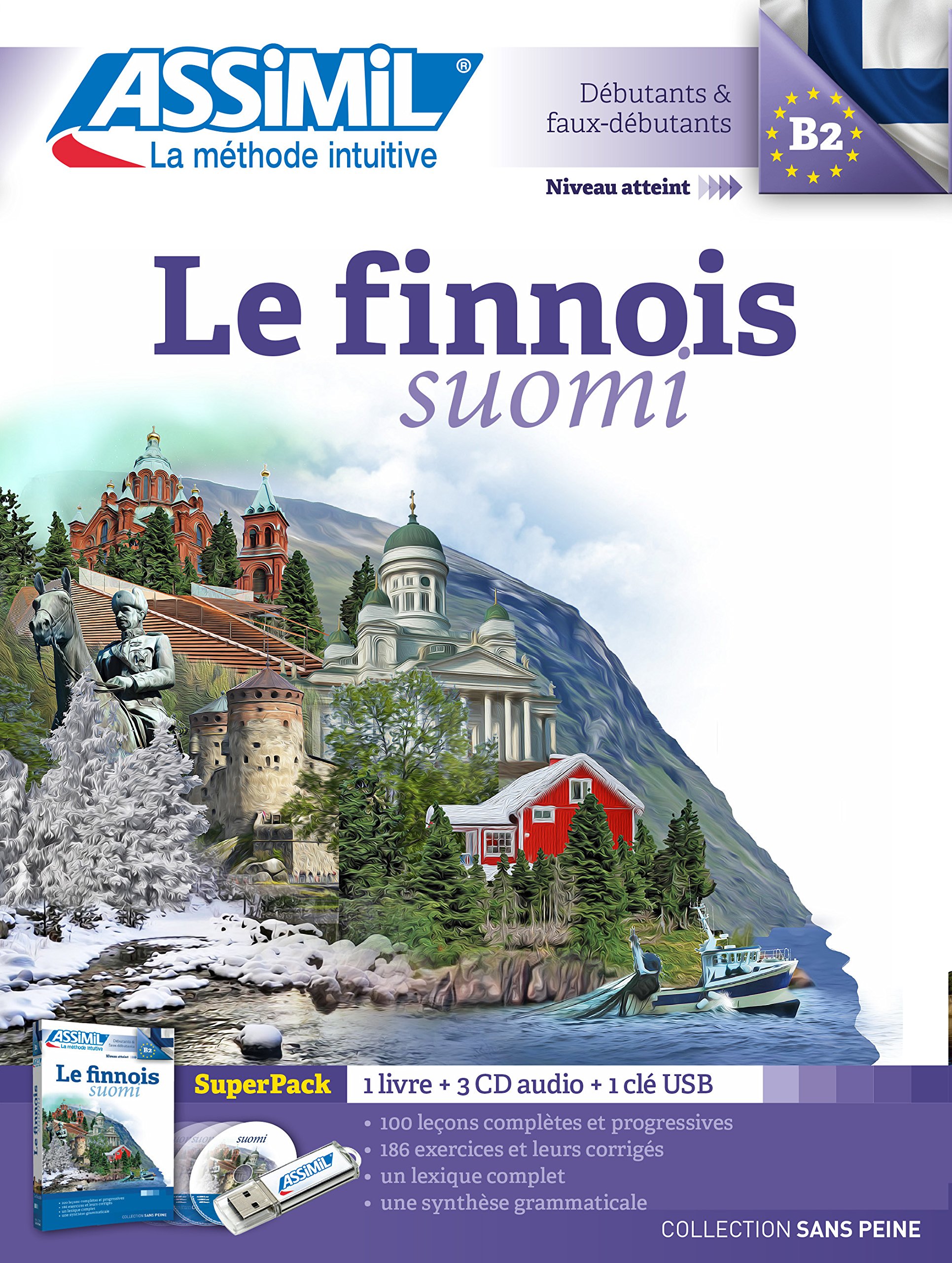 Le finnois. Superpack (Livre + 3 CD Audio + Clé USB)