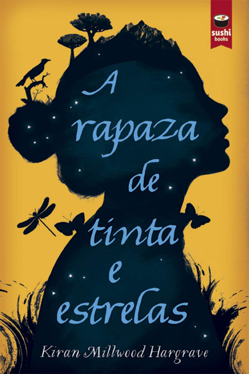 A rapaza de tinta e estrelas