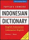 Tuttle's Concise Indonesian Dictionary. English-Indonesian, Indonesian-English