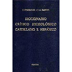 Diccionario crítico etimológico castellano e hispánico. Ri-x