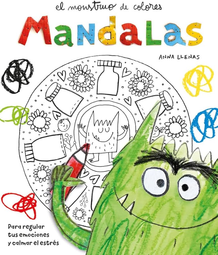 EL MONSTRUO DE COLORES MANDALAS