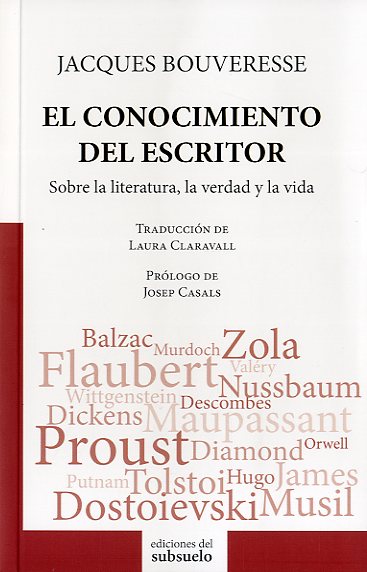 El conocimiento del escritor: sobre la literatura, la verdad y la vida