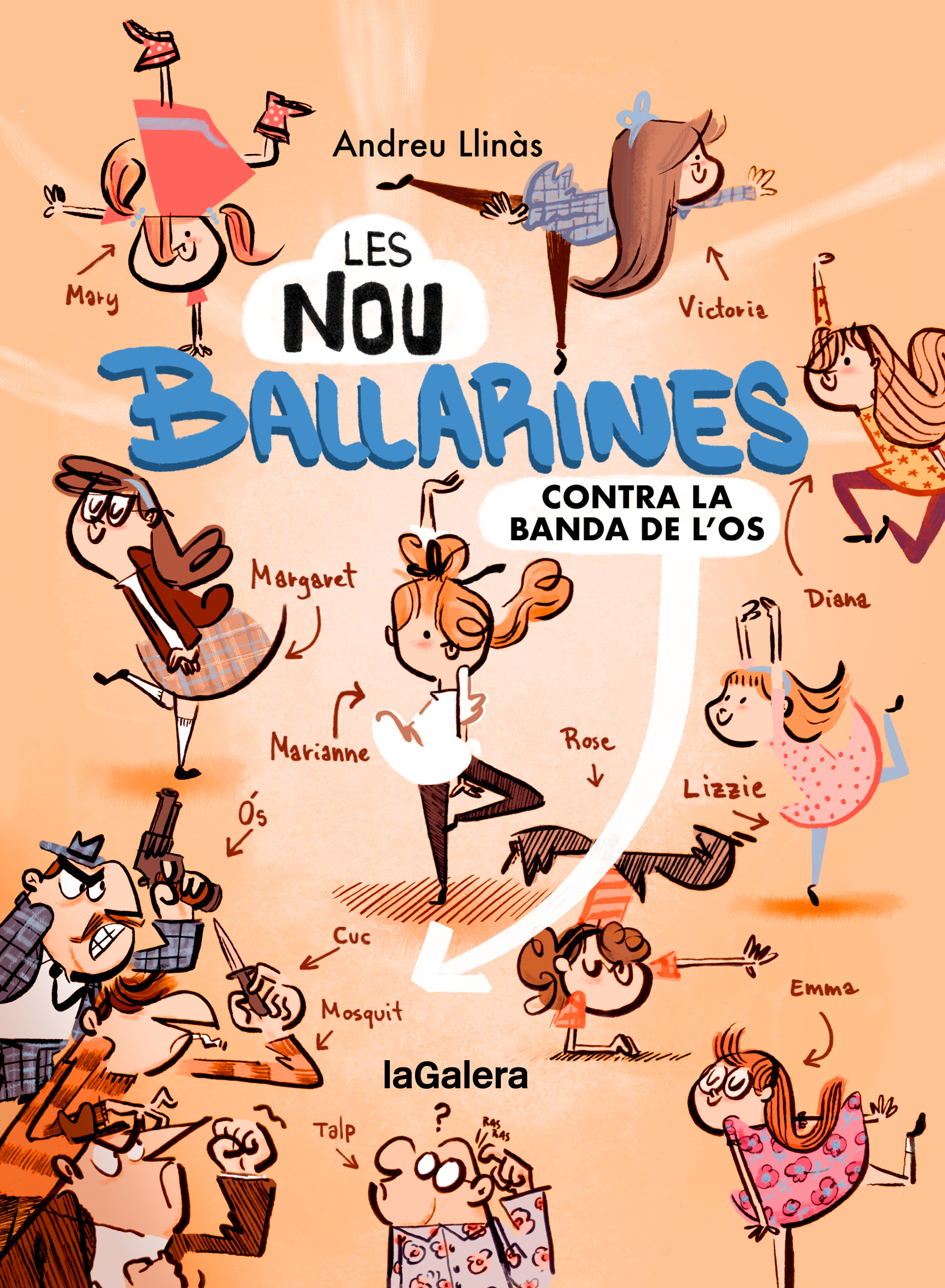 Les nou ballarines 1. Contra la banda de l'os